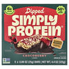 Simply Protein, Barritas bañadas, Chocoberry, 5 barritas, 25 g (0,88 oz) cada una