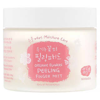 Whamisa, Organic Flowers, Peeling Finger Mitt, 30 Mitts, 6.3 oz (180 g)