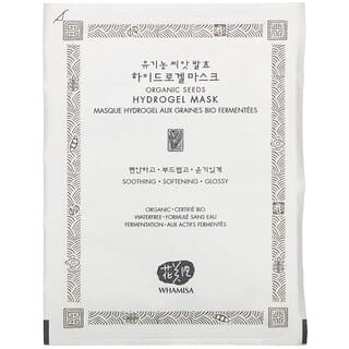 Whamisa, Organic Seeds, Hydrogel Beauty Mask, 1 Sheet