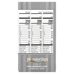 WonderSlim, Protein Wafer Bar, Variety Pack, 5 Packets, 7.27 oz (206 g)