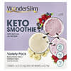 Keto Smoothie, Variety Pack, 7 Packets, 0.37 oz (10 g) Each