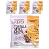Keto Tortilla Style Chips, BBQ, 6 Bags, 1.13 oz (32 g) Each