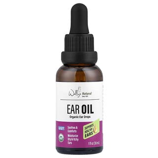 Wally's Natural, Organic Ear Oil Drops, 1 fl oz (30 ml)