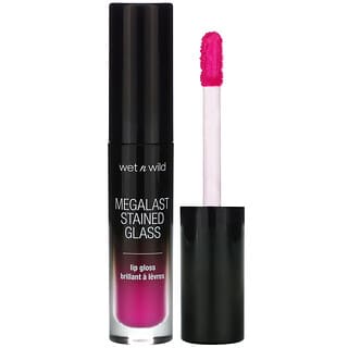wet n wild, MegaLast Stained Glass Lip Gloss, Kiss My Glass, 0.08 oz (2.5 g)