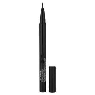 wet n wild, ブレイクアップ プルーフ、ウォータープルーフ リキッド アイライナー、1111509 ウルトラブラック、0.9ml（0.03液量オンス）