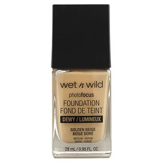 wet n wild, PhotoFocus Foundation, Golden Beige, 0.95 fl oz (28 ml)