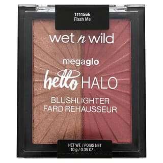 wet n wild, MegaGlo，Hello Halo 光暈腮紅，1111566 Flash Me，0.35 盎司（10 克）