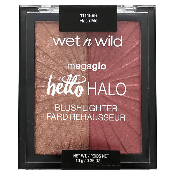 wet n wild, MegaGlo, 헬로 헤일로 블러셔라이터, 1111566 플래시 미, 10g(0.35oz)
