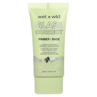 wet n wild, Prebase Glass Correct, Verde, 27 ml (0,91 oz. líq.)
