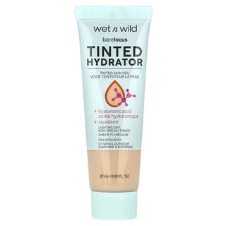 wet n wild, Barefocus, оцветен хидрататор, лек, 0,91 течни унции (27 ml)