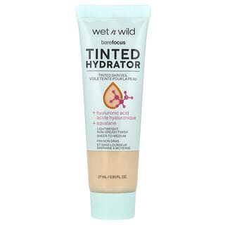 wet n wild, Barefocus, Tinted Hydrator, Light Medium, 0.91 fl oz (27 ml)