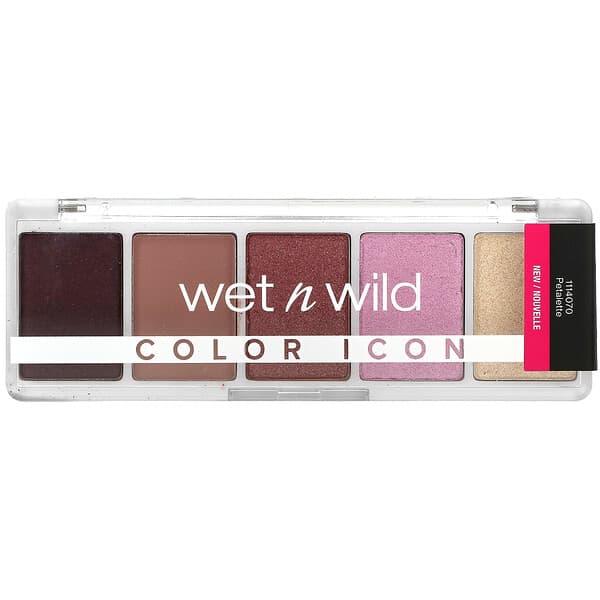 wet n wild, Color Icon, 5구 아이섀도 팔레트, 1114070 페탈레트, 6g(0.21oz)