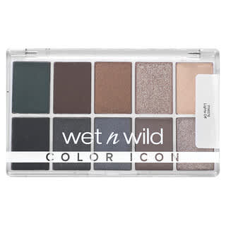 wet n wild, ColorIcon, 10-Pan Shadow Palette, Lights Off, 0.42 oz (12 g)