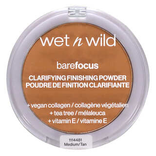 wet n wild, Barefocus, Clarifying Finishing Powder, Medium/Tan, 0.27 oz (7.8 g)