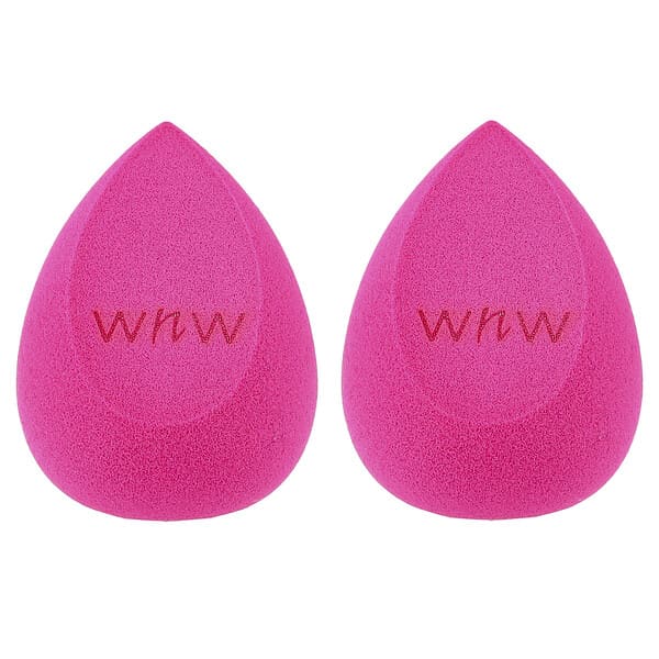 wet n wild, 더블 탭, 메이크업 스펀지, 핑크, 2팩