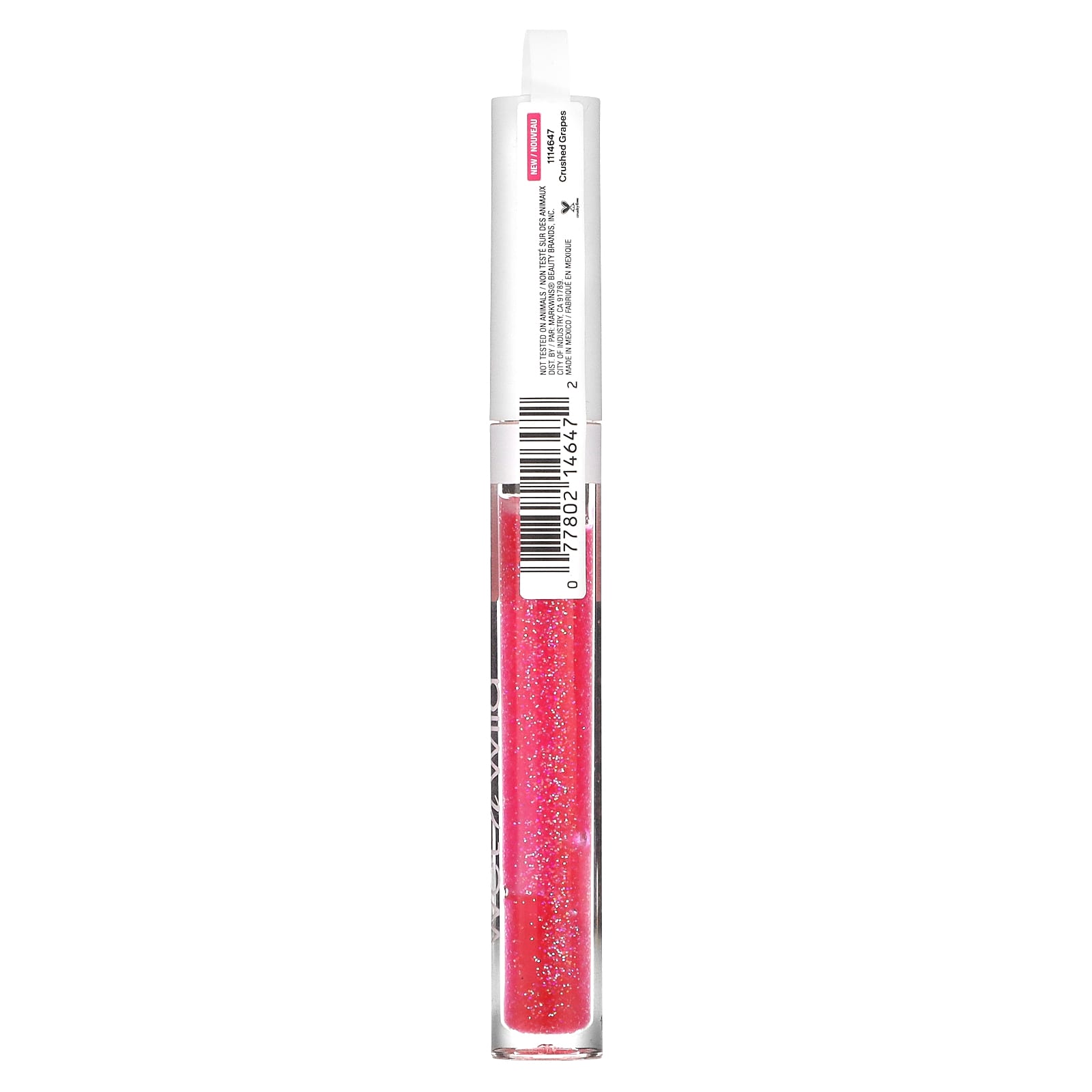 wet n wild, MegaSlicks, Lip Gloss, 1114647 Crushed Grapes, 0.07 fl oz