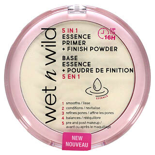 wet n wild‏, פריימר + אבקת גימור של Essence 5 ב-1, 7.5 גרם (0.26 אונקיות)