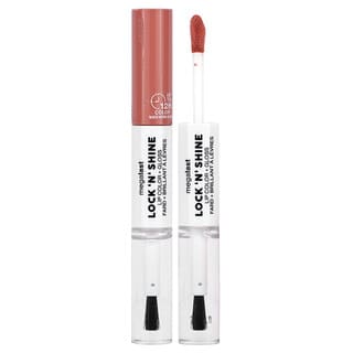 wet n wild, Megalast, Lock 'N' Shine, Color y brillo de labios, Nude Illusion`` 4 ml (0,13 oz. Líq.) Cada uno