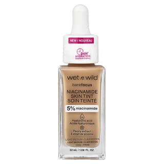 wet n wild, Barefocus, Niacinamide Skin Tint, Light Medium, 1.08 fl oz (32 ml)