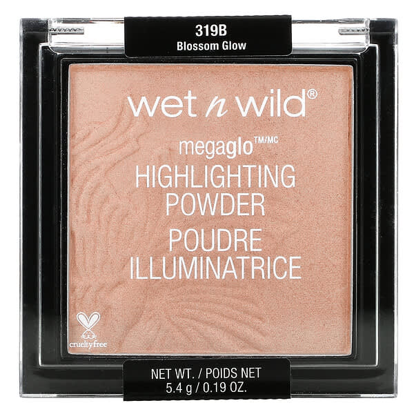 wet n wild, MegaGlo, 하이라이팅 파우더, 319B 블라섬 글로우, 5.4g(0.19oz)