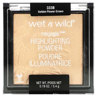 wet n wild, MegaGlo, Poudre illuminatrice, Couronne de fleurs d'or, 5,4 g