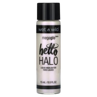 wet n wild, MegaGlo, Hello Halo, жидкий хайлайтер, оттенок 303A галографический, 15 мл (0,5 жидк. унции)