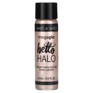 wet n wild, MegaGlo, Iluminador líquido Hello Halo, Halo 304A, Adiós`` 15 ml (0,5 oz. Líq.)