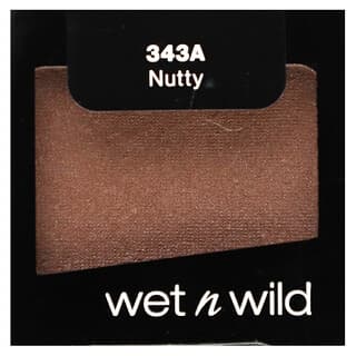wet n wild‏, צללית סינגל, 343A Nutty, ‏1.7 גרם (0.06 אונקיות)