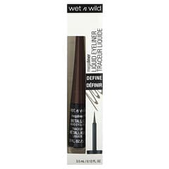wet n wild, MegaLiner Metallic Liquid Eyeliner, Metallic Brown, 0.12 fl oz (3.5 ml)
