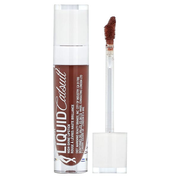 wet n wild, MegaLast, 리퀴드 캣수트, 하이-샤인 립스틱, 945B 시더 라터레이트, 5.7g(0.2oz)