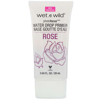 wet n wild, PhotoFocus, Water Drop Primer, Rose, 0.68 fl oz (20 ml)