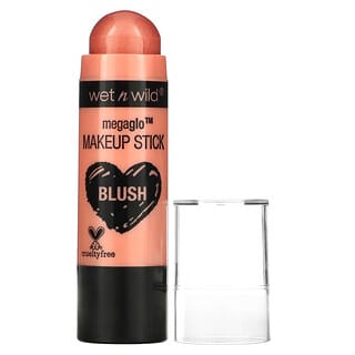 wet n wild, MegaGlo Makeup Stick, Blush, Peach Bums, 0.21 oz (6 g)