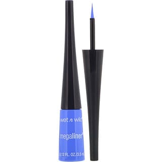 Wet n Wild, MegaLiner 液態眼線筆，電壓藍，0.12 液量盎司（3.5 毫升）