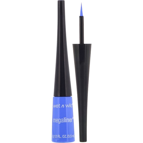 Wet n Wild, MegaLinerリキッドアイライナー、ボルテージブルー、3.5 ml（0.12液量オンス）