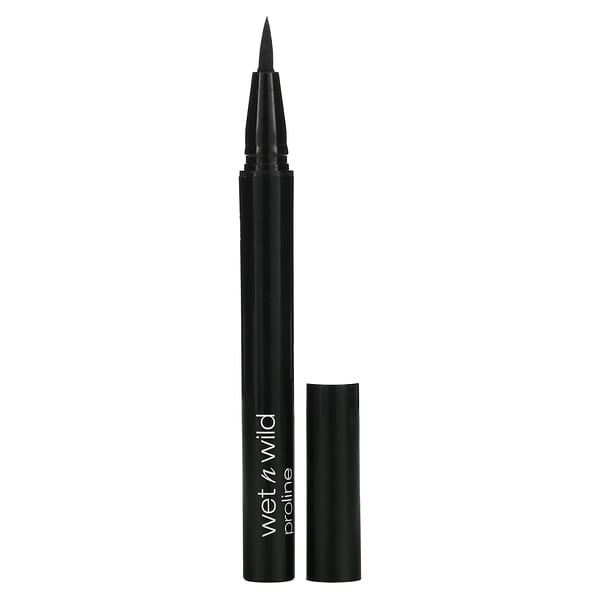 Wet n Wild, ProLine（プロライン）フェルトチップアイライナー、ブラック、0.5g（0.017オンス）