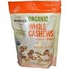 Organic Whole Cashews, Dry Roasted & Salted, 7 oz (198 g)