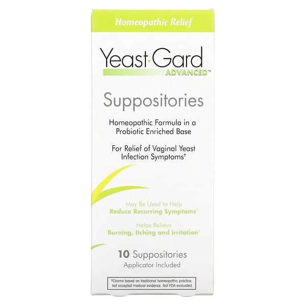 YeastGard Advanced, Yeast•Gard Advanced – Verbesserte Zäpfchen zum Schutz vor Scheidenpilz, 10 Zäpfchen