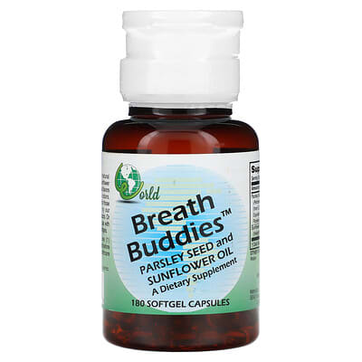 World Organic, Breath Buddies, 180 Softgel Capsules