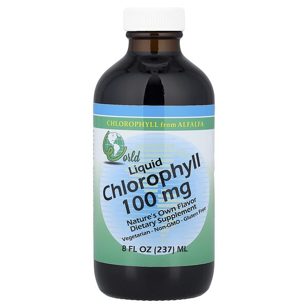 World Organic‏, כלורופיל נוזלי, 237 מ"ל (8 אונקיות נוזל)