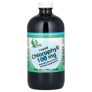 World Organic, жидкий хлорофилл, 100 мг, 474 мл (16 жидк. унций)