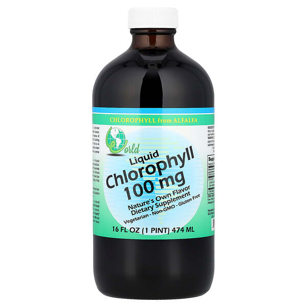 World Organic, Liquid Chlorophyll, 16 fl oz (474 ml)