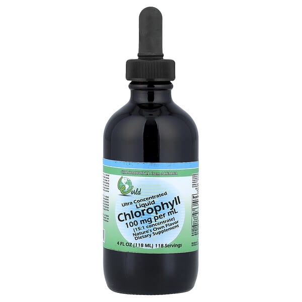 World Organic, Ultra Concentrated Liquid Chlorophyll, 4 fl oz (118 ml) — product photo 1