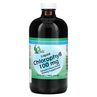 World Organic, Chlorophylle liquide, 100 mg, 474 ml
