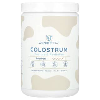 Wondercow, Colostrum w proszku, czekoladowy, 209 g