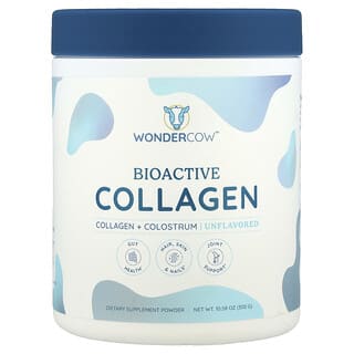 Wondercow, Colágeno bioactivo, Sin sabor, 300 g (10,58 oz)