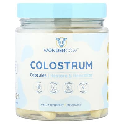 Wondercow, Colostrum Capsules, 120 Capsules
