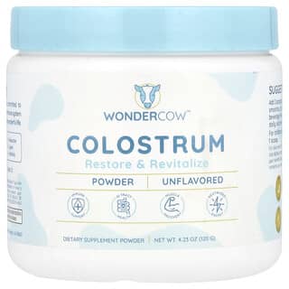 Wondercow, Colostrum Powder, Unflavored, 4.23 oz (120 g)