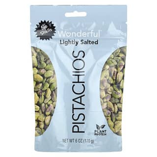 Wonderful Pistachios, Lightly Salted, No Shells, 6 oz (170 g)