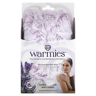 Warmies, Neck Wrap, Heatable, Marshmallow Lavender, 1 Wrap