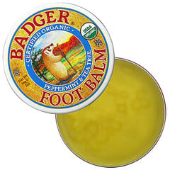 Badger Company, Bálsamo para Pies, Árbol de té & Menta, 2 onzas (56 g)